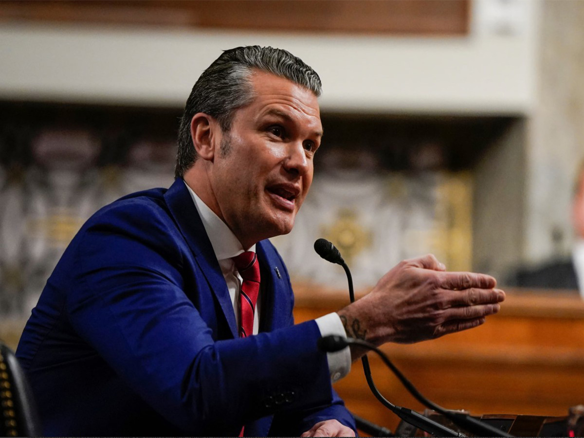  US Defence Secretary Pete Hegseth (Photo/Reuters)