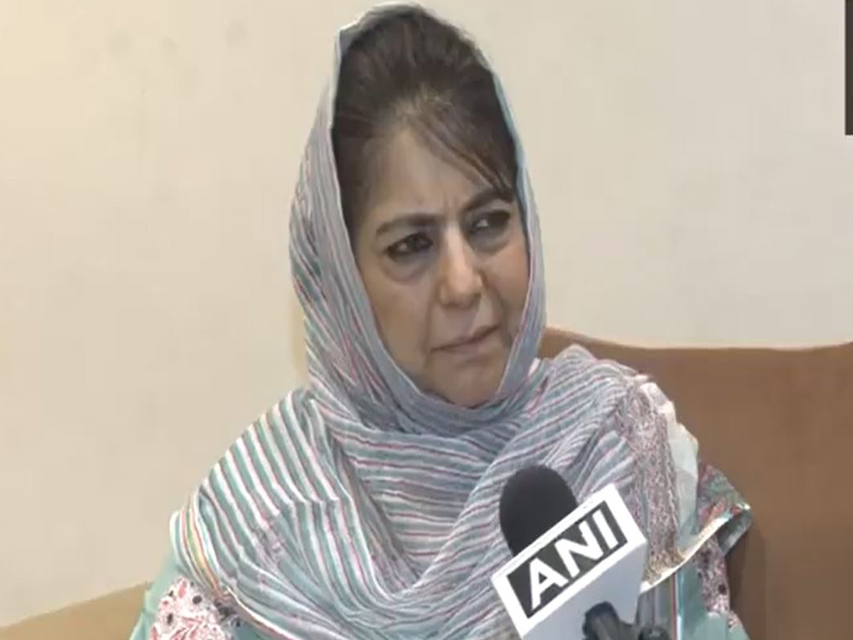 PDP Chief Mehbooba Mufti (Photo/ANI)