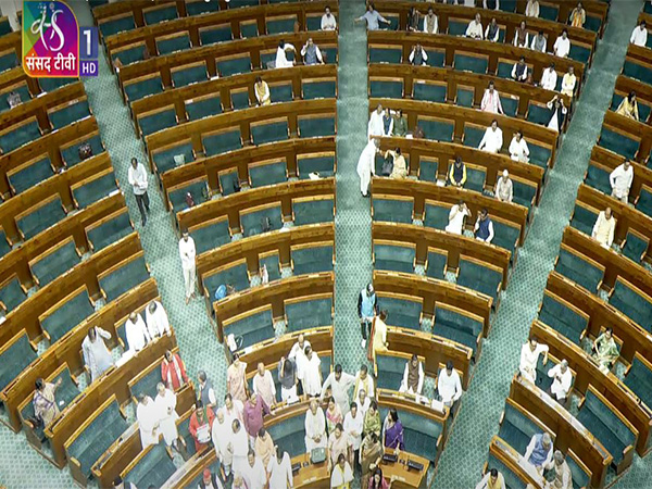 Visual from Lok Sabha (Photo/Sansad TV)