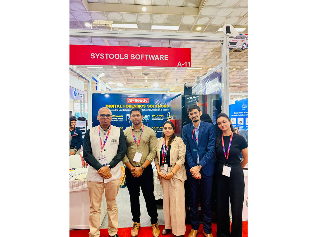 SysTools Unveiled 100% Indigenous ‘Make in India’ Digital Forensics & Cybercrime Solutions at 10th International Police Expo 2025
