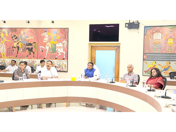 Odisha CM Mohan Charan Majhi chaired a high-level meeting (Photo/ANI)