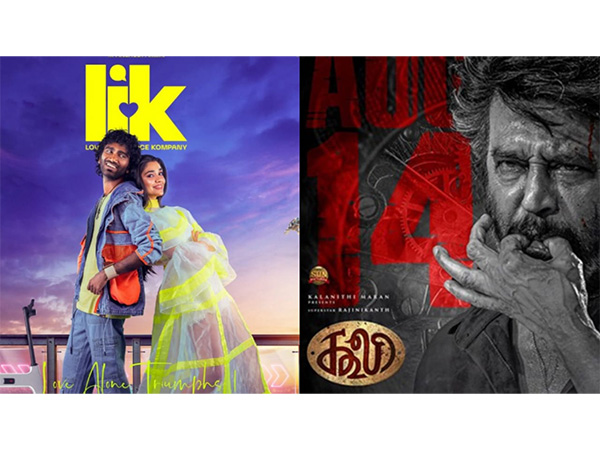 Left: Love Insurance Kompany poster, Right: Coolie poster (Photo/instagram)