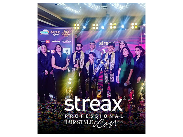Team HRIPL celebrates the winners of Streax Professional OMG Hairstyle Icon 2025