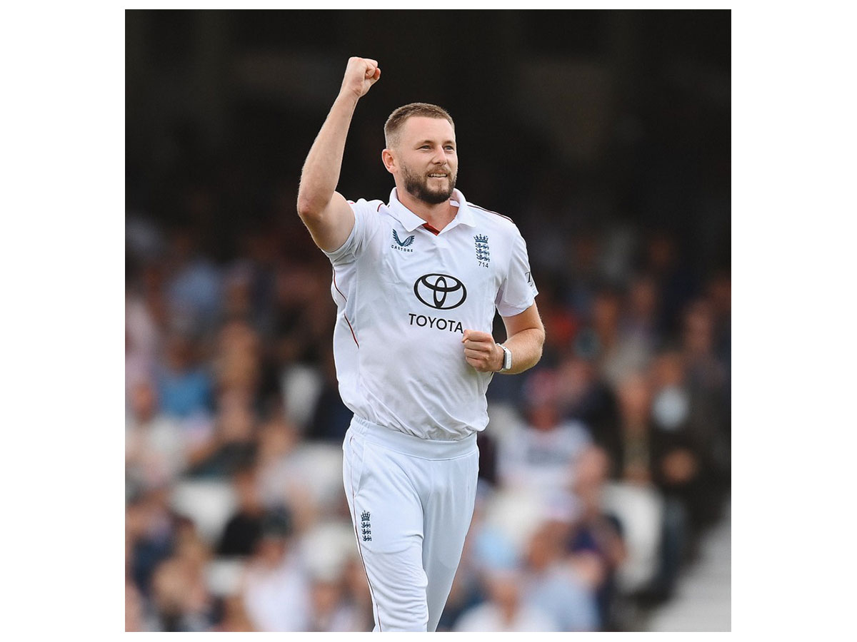 Gus Atkinson. (Photo: @surreycricket X)