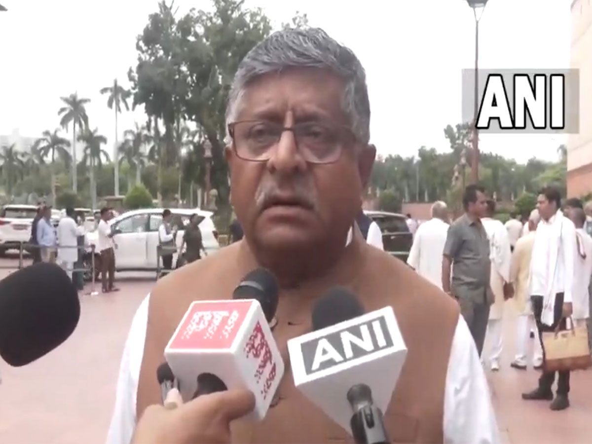 Senior BJP leader and Member of Parliament Ravi Shankar Prasad (Photo/ANI)