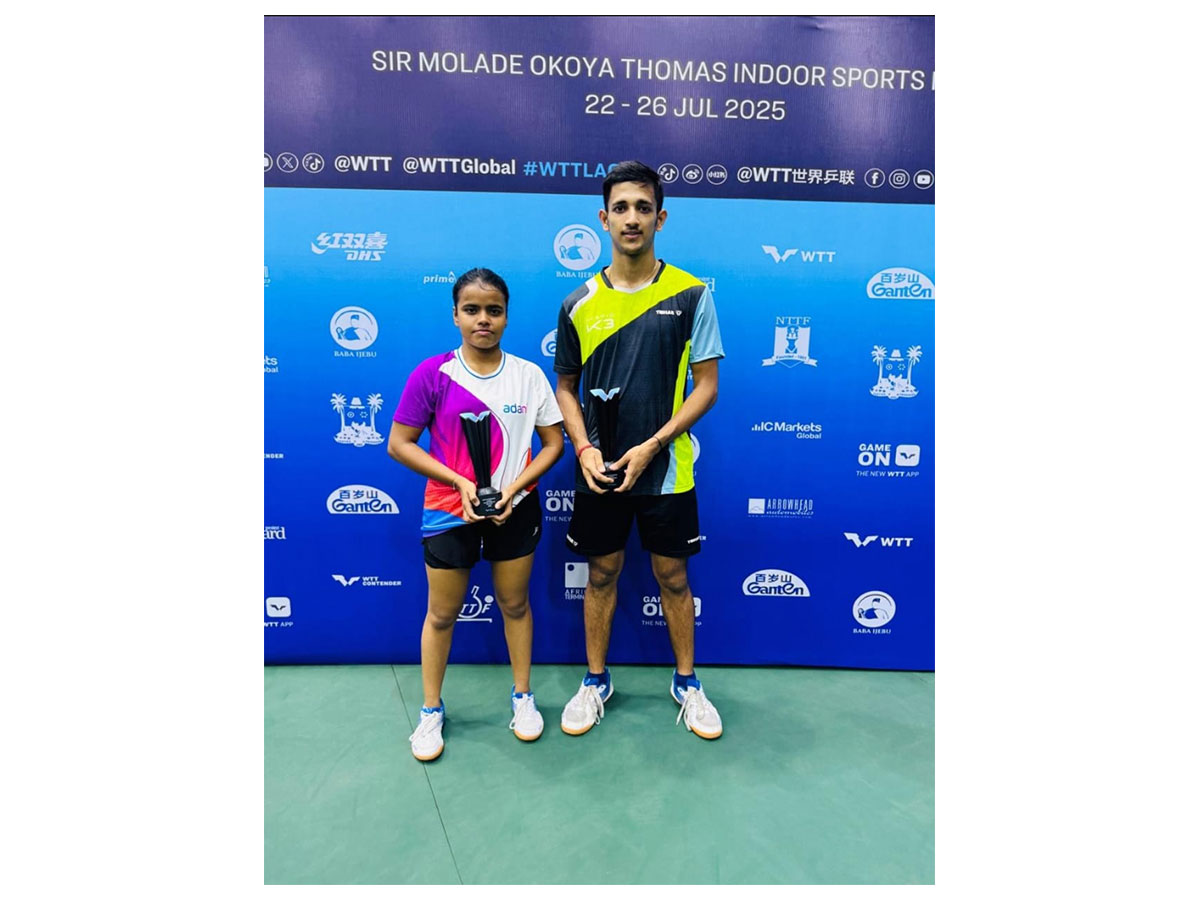 Poymantee Baisya and Akash Pal. (Photo- Adani Sportsline)