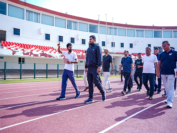 The Odisha Sports Minister taking a review ahead of the event. (Photo: Odisha Gov)