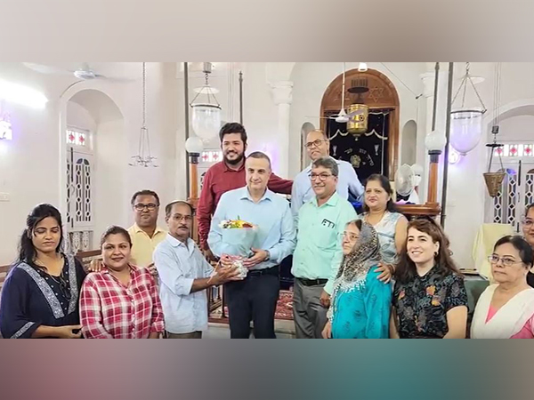 Israeli Consul General Kobbi Shoshani at the synagogue in Alibaug (Photo/ ANI)