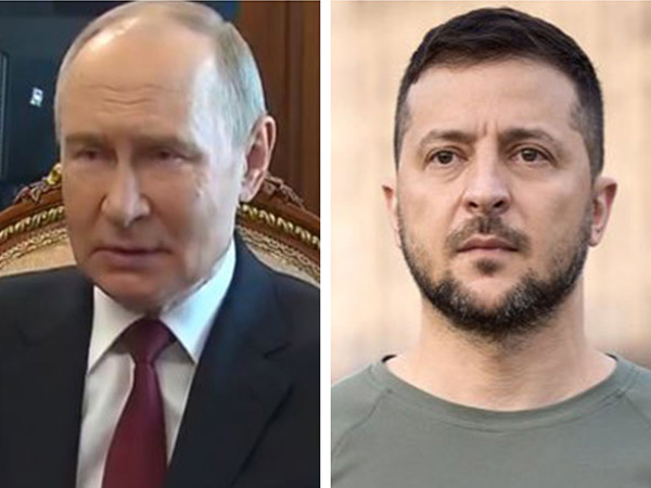 Russian President Vladimir Putin and Ukrainian President Volodymyr Zelenskyy (Photo/@mfa_russia/@ZelenskyyUa) Russian President Vladimir Putin and Ukrainian President Volodymyr Zelenskyy (Photo/@mfa_russia/@ZelenskyyUa)