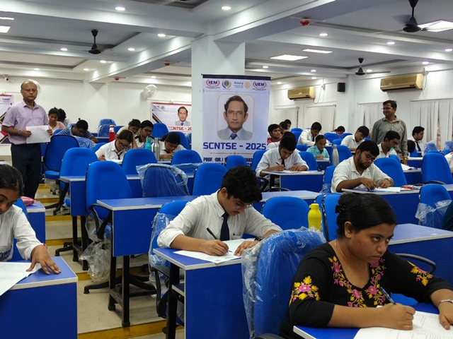 Students across India gear up for SCNTSE-2025, launched by IEM-UEM Group in honor of Dr. Satyajit Chakrabarti, to spotlight and support the nation's brightest science talents