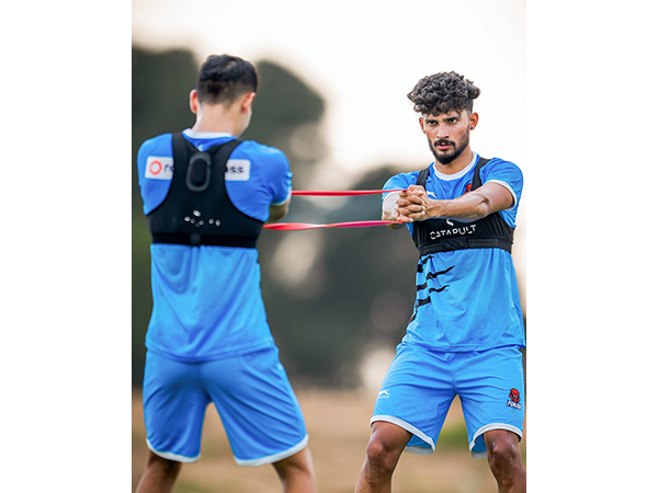 Punjab FC players practicing (Photo: X/@RGPunjabFC)