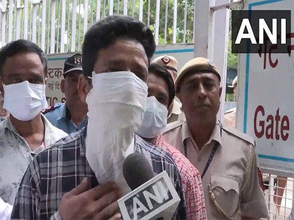Father of the 15-year-old girl from Odisha who was set on fire by miscreants (Photo/ANI)