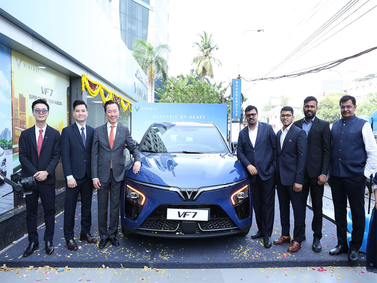 Vietnamese EV maker VinFast inaugurates showroom in Chennai, after Surat (Image: VinFast)