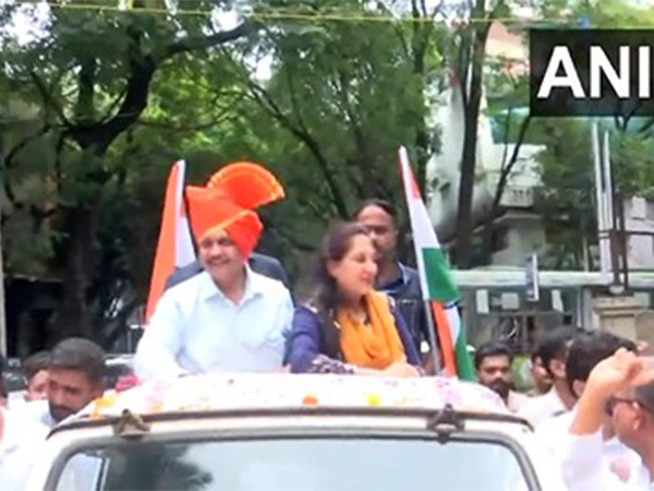 Lt Colonel Prasad Shrikant Purohit (left) at his Pune society (Photo/ANI)