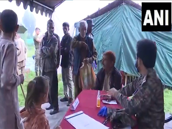 Visulas form the free medical and veterinary camp at Doda (Photo/ANI)