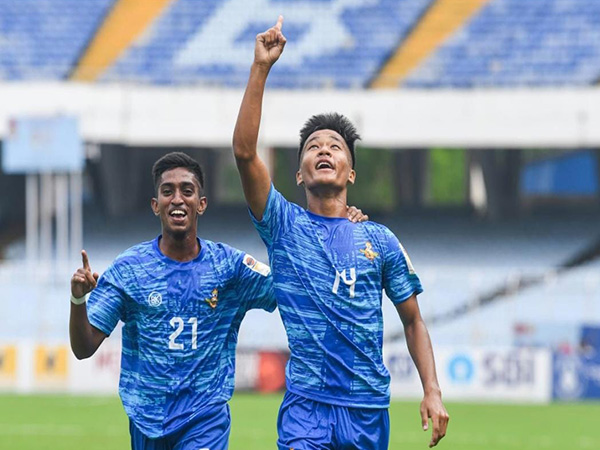 Namdhari FC players celebrating. (Photo: Durand Cup/AIFF)