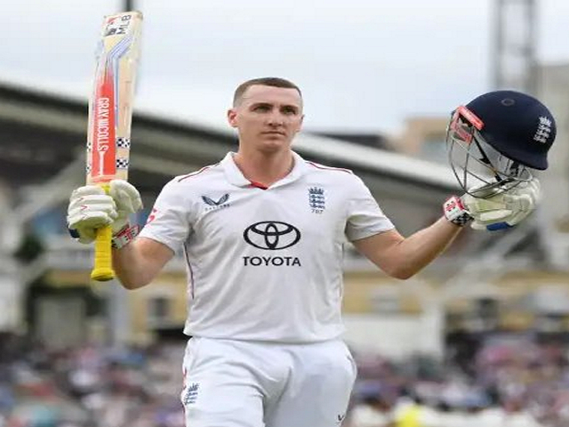 Harry Brook. (Photo: @TheBarmyArmy X)