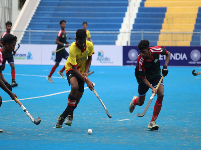 Players in action (Photo: Hockey India) 