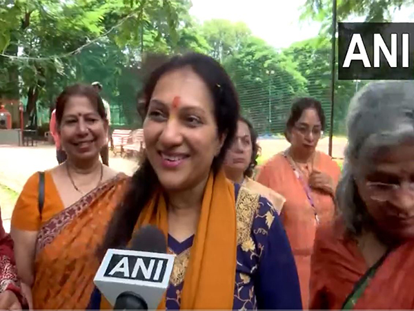 Aparna Purohit, wife of Lt Colonel Prasad Shrikant Purohit (Photo/ANI)