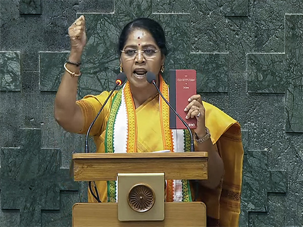 Member of Parliament from Mayiladuthurai Lok Sabha constituency in Tamil Nadu, R. Sudha (File Photo/ANI)