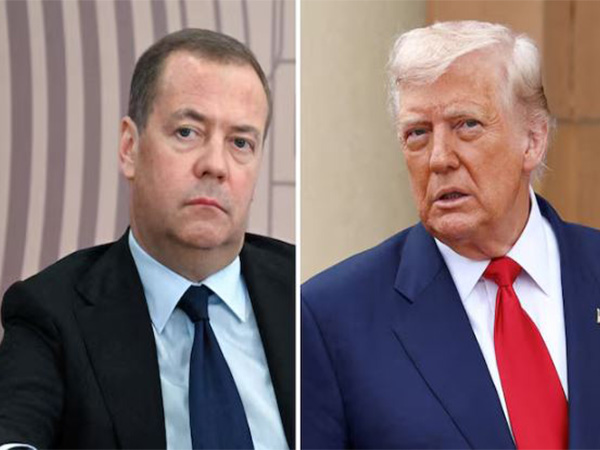 Former Russian President Dmitry Medvedev and US President Donald Trump (Image/Reuters)