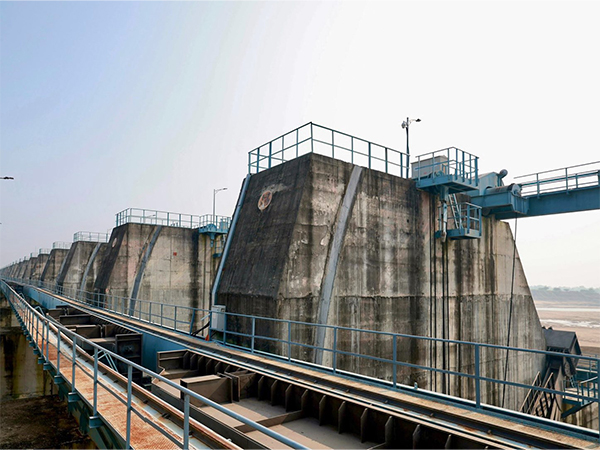 Medigadda barrage which is a part of Kaleshwaram Lift Irrigation Scheme in Telangana, (File Photo/ANI)