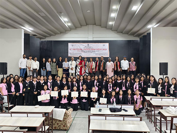 Aizawl celebrates National Handloom Day (Photo/ANI) 