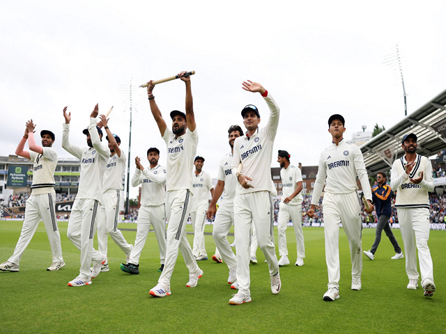Indian team registers victory at The Oval (Photo/X@bcci)