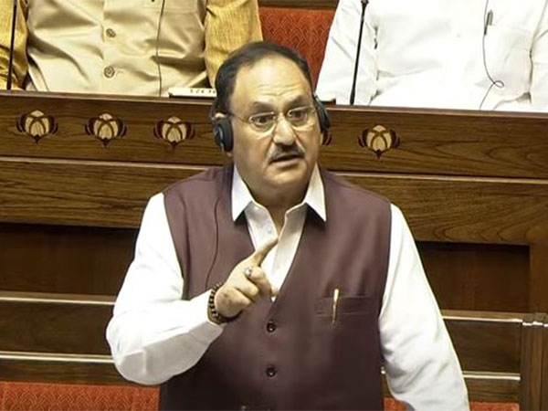 Leader of the House in Rajya Sabha JP Nadda (Photo: Sansad TV)