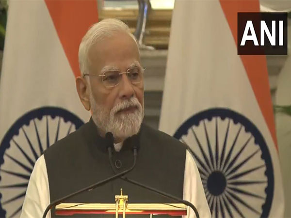 Prime Minister Narendra Modi while addressing the joint press meeting with Philippines President Ferdinand Romualdez Marcos Jr (Photo/ANI) Prime Minister Narendra Modi while addressing the joint press meeting with Philippines President Ferdinand Romualdez Marcos Jr (Photo/ANI)
