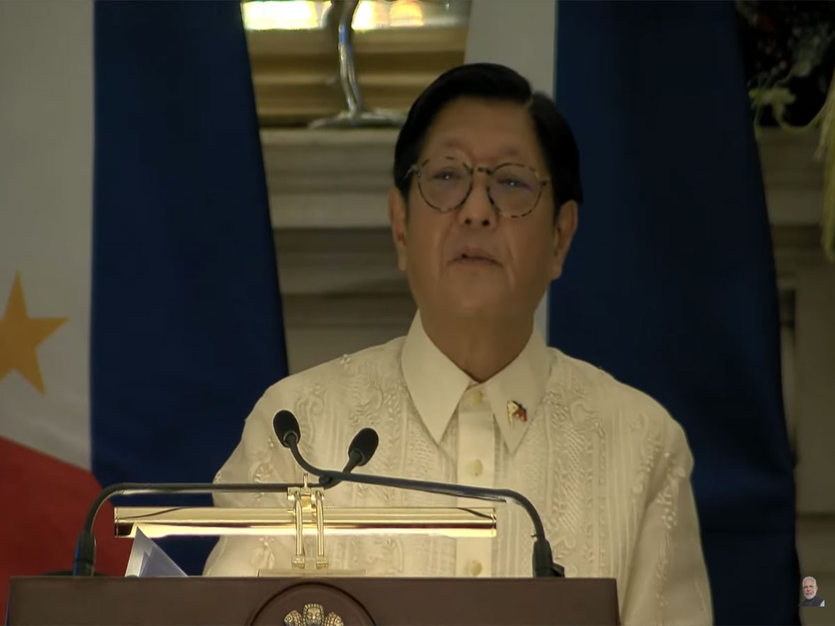 Philippines President Ferdinand R Marcos Jr (Image: YouTube@Narendra Modi)