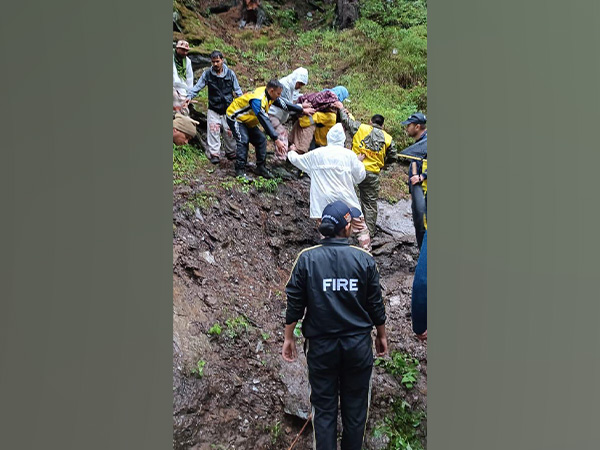 ITBP officials rescue multiple villagers in wake of Uttarkashi cloudburst (Photo/ANI)