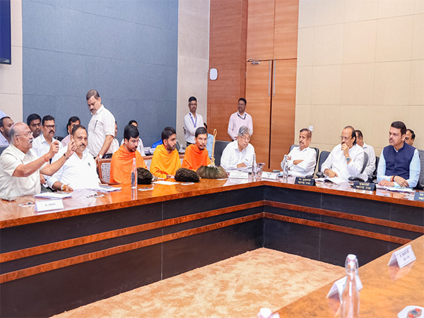 Maharashtra CM Devendra Fadnavis chaired a meeting regarding the issue of the Mahadevi elephant from Nandani Math. (Photo credit- x/@Dev_Fadnavis)