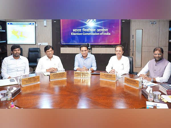 BRS delegation meets Election Commission in New Delhi (Photo/EC)