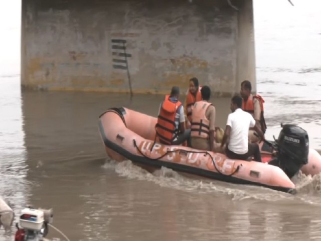 Visual from Saryu River in Ayodhya (Photo/ANI)