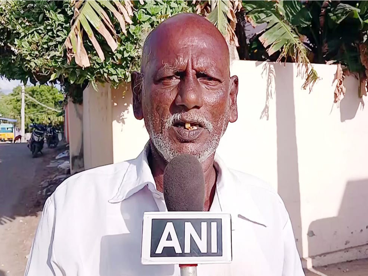 S.Muruganantham, Sea Workers' Association State President (Photo/ANI)