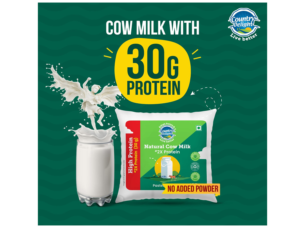 Country Delight Launches High Protein Cow Milk with 2X (30g) Protein — A Game-Changer in India’s Protein Revolution