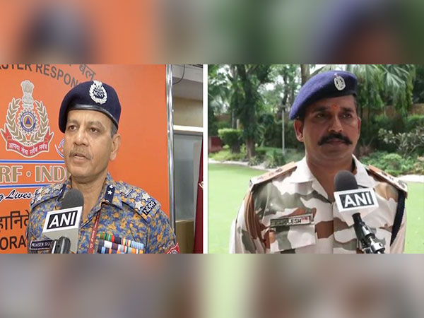 Mohsen Shahedi, DIG, NDRF and Kamlesh Kamal, ITBP Spokesperson  (Photo/ANI)