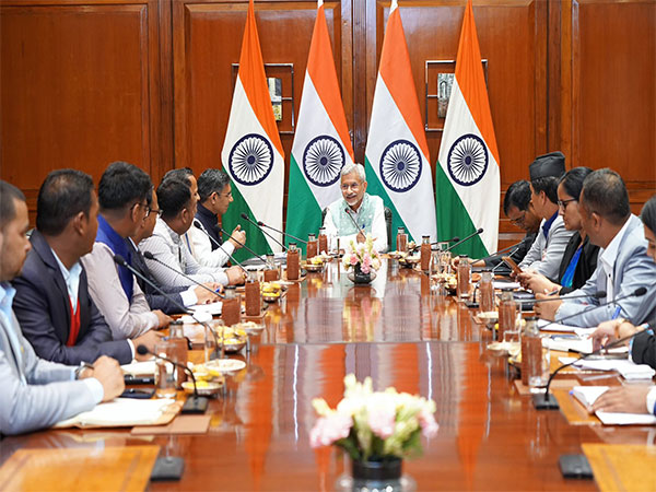 EAM Jaishankar meets young Nepalese leaders (X/@DrSJaishankar)