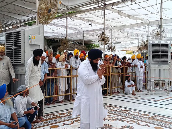 Punjab Cabinet Minister Harjot Singh appeared before the Akal Takht  (Photo/ANI)
