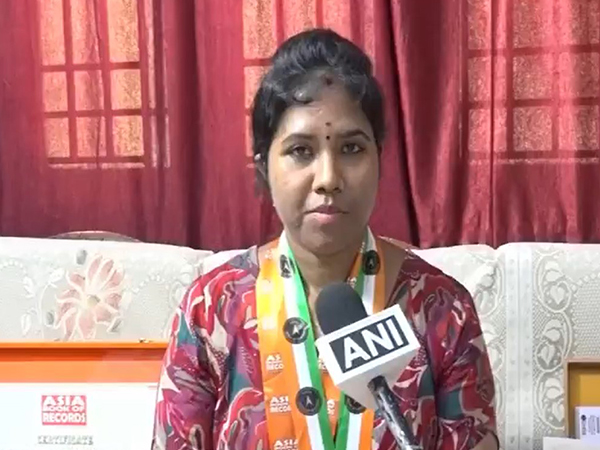 Selva Brindha who has donated 300.17 litres of breast milk. (Photo/ANI)