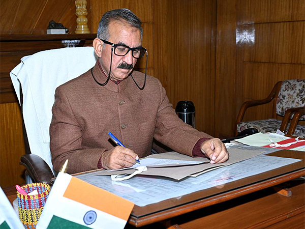 Chief Minister Sukhvinder Singh Sukhu (File photo/ANI)