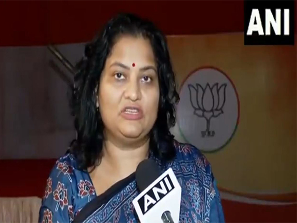 Odisha BJP Mahila Morcha President Aiswarya Biswal (Photo/ANI)