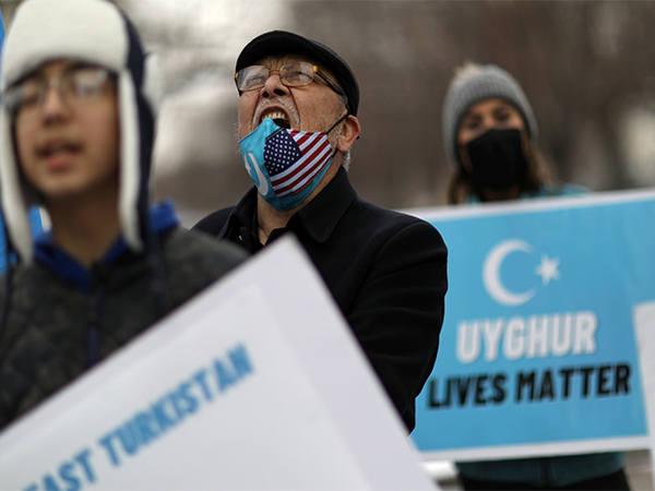 Protest against Uyghur Exploitation (Image/Reuters)