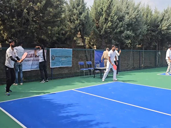 SSM College students playing Pickleball (Photo: ANI)