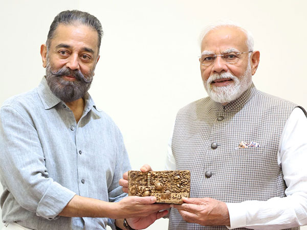 PM Modi with Kamal Haasan (Image source: X/@ikamalhaasan)