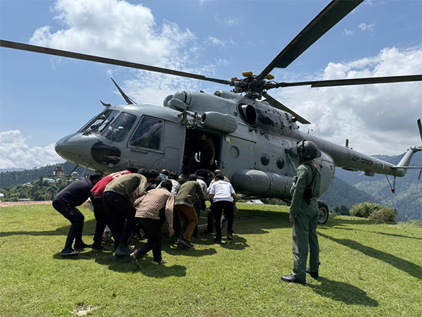 Visuals from the scene (Photo/@IAF_MCC)