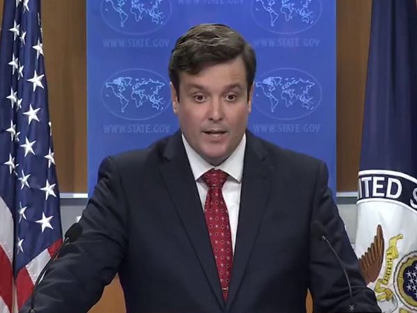 Principal Deputy Spokesperson for the US Department of State, Tommy Pigott (Image: US Department of State/YouTube) Principal Deputy Spokesperson for the US Department of State, Tommy Pigott (Image: US Department of State/YouTube)