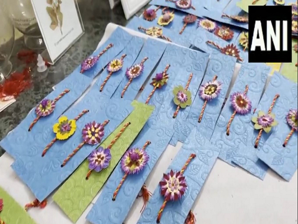 Floral biodegradable rakhis (Photo/ANI)