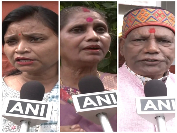 Gyanvapi petitioner, Sita Sahu and Laxmi Devi and Gyanvapi advocate Sohan Lal Arya (Photo/ANI)